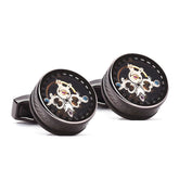 Tourbillion Cufflinks Light Luxury Business French Style Shirt Punk Movement Cufflinks